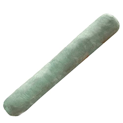 EN AyuL Rundes Nackenrolle für Kopf, Nacken, Lendenwirbelstütze, weich, bequem, langes Schlafkissen, Nackenrolle, Kissen für Yoga, Beine, Umarmung (130 cm lang, grün) von EN AyuL
