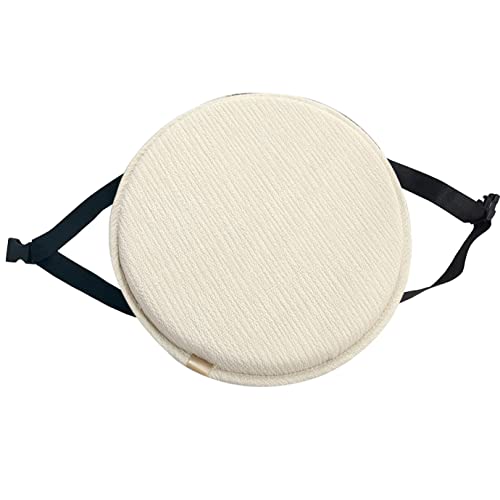 EN AyuL Rundes Stuhlkissen, rutschfeste Schnalle, Esszimmerstuhlkissen, weiches Sitzkissen für Hocker, Garten, drinnen, draußen, Zuhause, 1 Stück - 30 x 30 cm, B) von EN AyuL