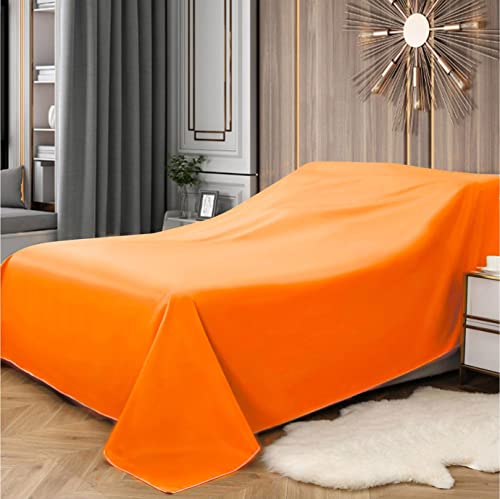 EN AyuL Sofa-Möbelschutz, staubdichter Stoffbezug, staubdichter Stoff, Möbel-Staubschutz für Sofas/Nachttisch/Tische/Esstisch (240 x 300 cm, orange) von EN AyuL