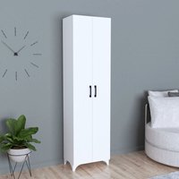 Beistellschrank Strömsund 177,5x48,5x32 cm Weiß [en.casa] von [EN.CASA]