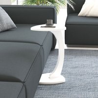 Beistelltisch Klinerg 40x37x56 cm Weiß [en.casa] von [EN.CASA]