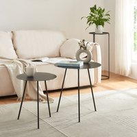 Beistelltisch Sula 2er Set Schwarz [en.casa] von [EN.CASA]