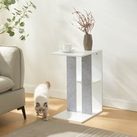 [en.casa] - Beistelltisch mit Kratzfläche Ljungby Weiß von [EN.CASA]