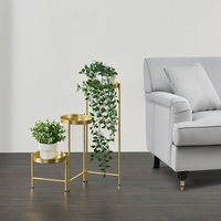 [en.casa] - Blumenständer Kallo Messingfarben von [EN.CASA]