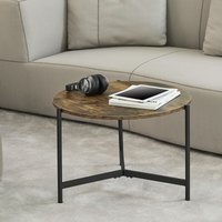 Couchtisch Køge Dunkler Holzton [en.casa] von [EN.CASA]