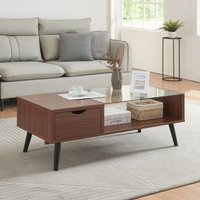 [en.casa] - Couchtisch Markaryd Walnuss-Optik von [EN.CASA]