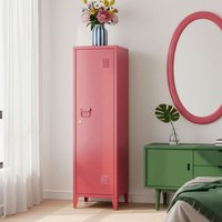 Einzelspind Kurikka 137x38x38 cm Wassermelonenrot [en.casa] von [EN.CASA]