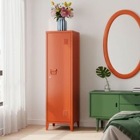 Einzelspind Kurikka 137x38x38 cm Ziegelrot [en.casa] von [EN.CASA]