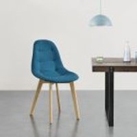 Esszimmerstuhl Kopparberg 2er-Set Blau von [EN.CASA]