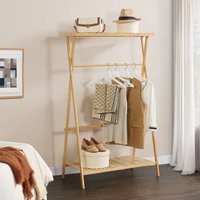 Garderobenständer Horten Bambus [en.casa] von [EN.CASA]
