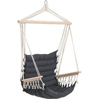 Hängesessel Bariloche max. 100 kg Dunkelgrau [en.casa] von [EN.CASA]
