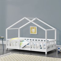 Kinderbett Treviolo 70x140 cm Weiß [en.casa] von [EN.CASA]