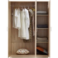 Kleiderschrank Bodolz 176x120x52 cm 4 Fächer [en.casa] von [EN.CASA]