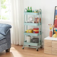[en.casa] - Küchenrollwagen Pyhäntä mit 4 Ebenen Mintgrün von [EN.CASA]