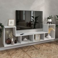 [en.casa] - Modulares Möbelset Hustersurd 2-tlg. Weiß von [EN.CASA]