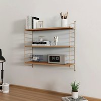 [en.casa] - Modulares Wandregal Strängnäs Hellbraun von [EN.CASA]