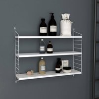 Modulares Wandregal Strängnäs Weiß [en.casa] von [EN.CASA]
