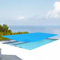 [en.casa] - Solar Poolabdeckung Ferrarno 260x160 cm Blau eckig von [EN.CASA]