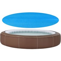 [en.casa] - Solar Poolabdeckung Ferrarno ⌀244 cm Blau von [EN.CASA]