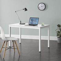 Schreibtisch Odense 75x120x60 cm Höhenverstellbar Weiß en.casa - Weiß von [EN.CASA]