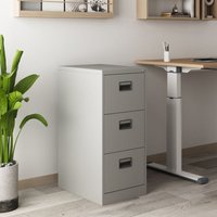 Schubladenschrank Rääkkylä 103x45x62cm Stahl [en.casa] von [EN.CASA]