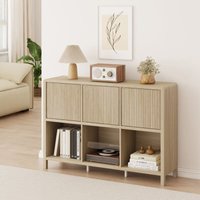 Sideboard Lukkodso 77x110x30 cm Eicheoptik [en.casa] von [EN.CASA]