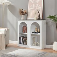 Sideboard Trorhun 80x30x80 cm Weiß [en.casa] von [EN.CASA]