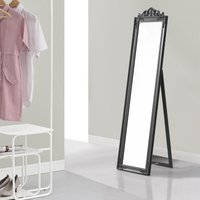 [en.casa] - Standspiegel Arezzo 160x40 cm Dunkelgrau von [EN.CASA]