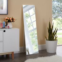 Standspiegel Barletta 150x35 cm neigbar Weiß [en.casa] von [EN.CASA]