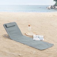 Strandmatte Cellorigo 2er Set Dunkelgrau [en.casa] von [EN.CASA]