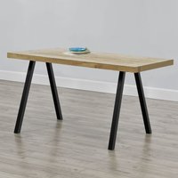 [en.casa] - 2er-Set Tischgestell 70x72 cm Metallgestell Schwarz en.casa von [EN.CASA]