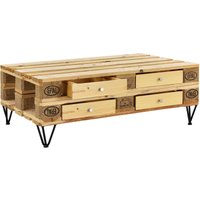 [en.casa] - 4x Schubladen für Europaletten-Möbeln DIY-Set Holz von [EN.CASA]