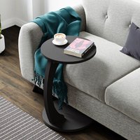 [en.casa] - Beistelltisch Holeby 56 x ø 38 cm Schwarz, matt von [EN.CASA]