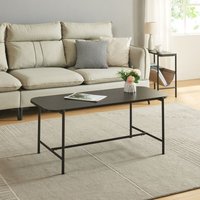 [en.casa] - Couchtisch Samnanger 110x50x45cm Schwarz von [EN.CASA]