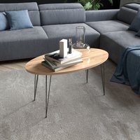 [en.casa] - Couchtisch Skævinge 43x90x50cm Holzfarben von [EN.CASA]