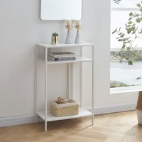 [en.casa] - Konsolentisch Kumlinge 55x30x85 cm Weiß von [EN.CASA]