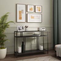 [en.casa] - Konsolentisch Kumlinge 78x110x30 cm Schwarz von [EN.CASA]