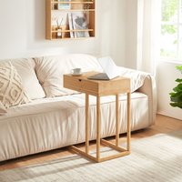 [en.casa] - Laptoptisch Kåfjord mit Schublade Bambus von [EN.CASA]