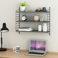 [en.casa] - Modulares Wandregal Strängnäs Dunkelgrau von [EN.CASA]