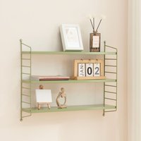 [en.casa] - Modulares Wandregal Strängnäs Olivgrün von [EN.CASA]