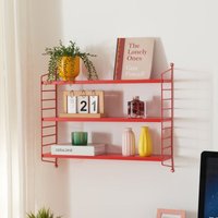 [en.casa] - Modulares Wandregal Strängnäs Rot von [EN.CASA]