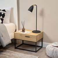 [en.casa] - Nachttisch Lavangen mit einer Schublade von [EN.CASA]