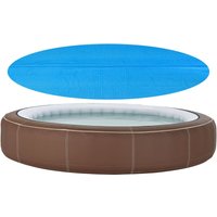 [en.casa] - Poolabdeckung 366 cm Rund Blau en.casa von [EN.CASA]