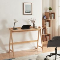 [en.casa] - Schreibtisch Härryda Bambus 107x47x81 cm Natur von [EN.CASA]