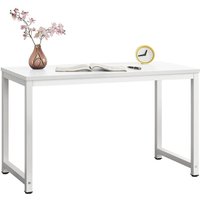 [en.casa] - Schreibtisch Herning 75x120x60 cm Höhenverstellbar Weiß en.casa von [EN.CASA]