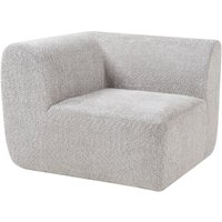[en.casa] - Sofa-Modul Hurvas Eckelement Bouclé Grau von [EN.CASA]