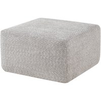 Sofa-Modul Hurvas Hocker Bouclé Grau [en.casa] von [EN.CASA]