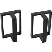 [en.casa] - Tischgestell Ashby 2er Set Stahl 42x30x20 cm von [EN.CASA]