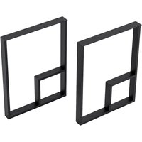 [en.casa] - Tischgestell Kauhava 2er Set Stahl 72x55 cm von [EN.CASA]