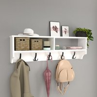 Wandgarderobe Åstorp Weiß [en.casa] von [EN.CASA]